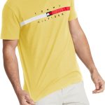 Tommy Hilfiger Men's Short Sleeve Signature Stripe Graphic T-Shirt